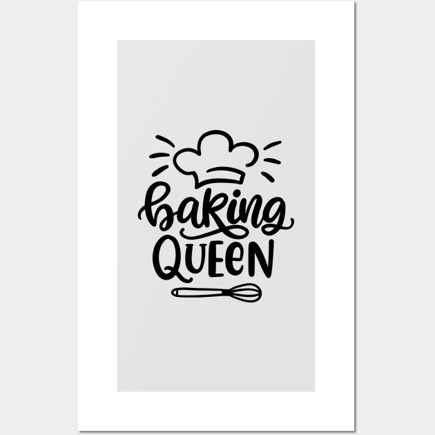 Baking Queen Wall Art by RioDesign2020